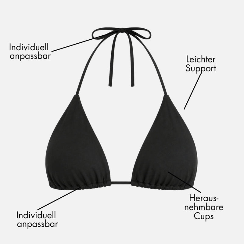 Bikinitop schwarz