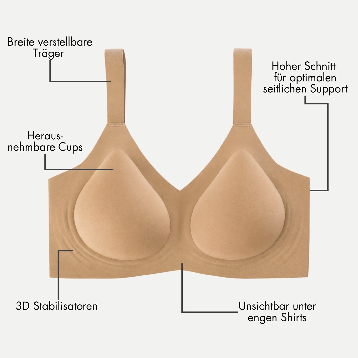 Comfort Everyday BH beige