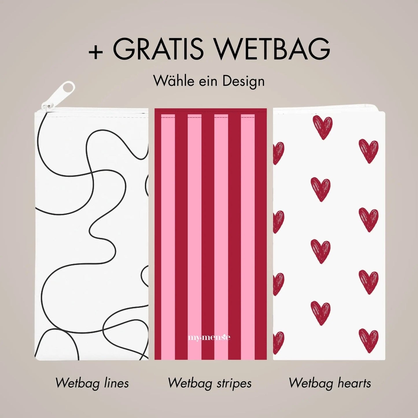 Summer Deal - 4 Periodenslips + GRATIS Wetbag