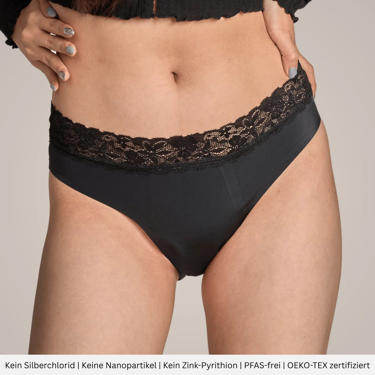 Magnolia Pro - seamless Periodenslip mit Spitze