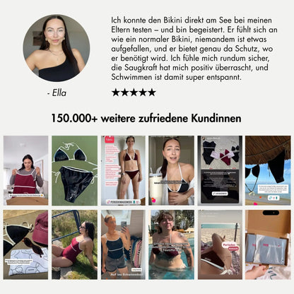 Periodenbadeanzug „Jasmine“ burgund