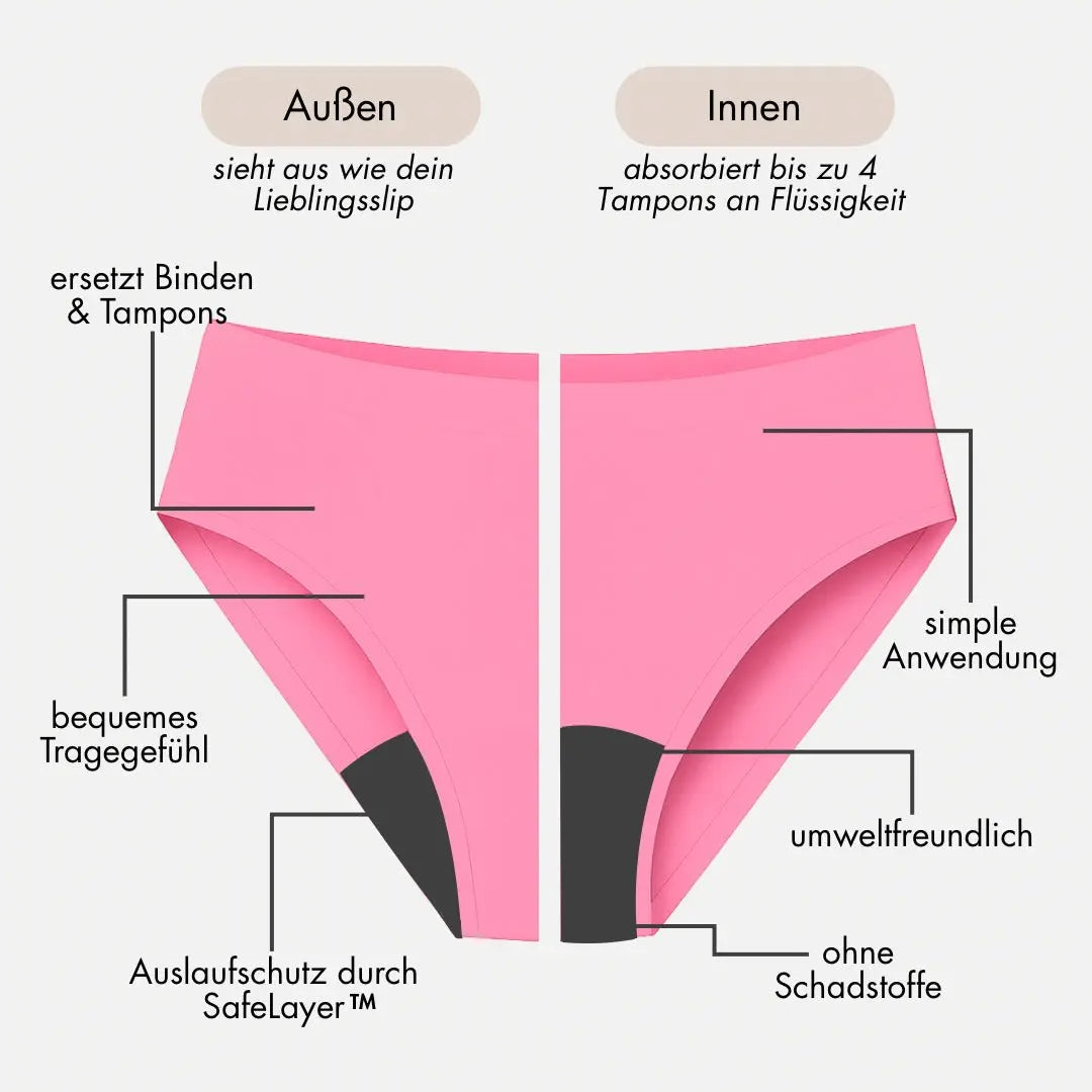 Willow pink - seamless Periodenslip