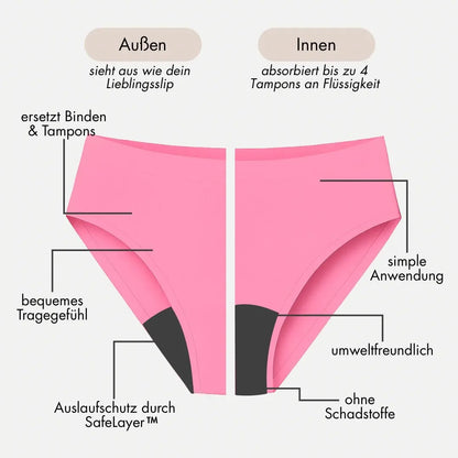Willow pink - seamless Periodenslip